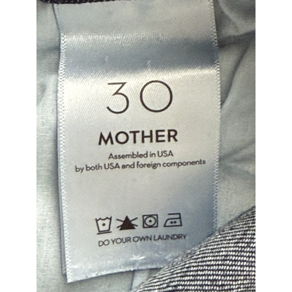 Mother Dazzler Ankle Jeans Women 30 Blue Now Or Never Mid Rise Stretch Denim USA - Picture 10 of 14